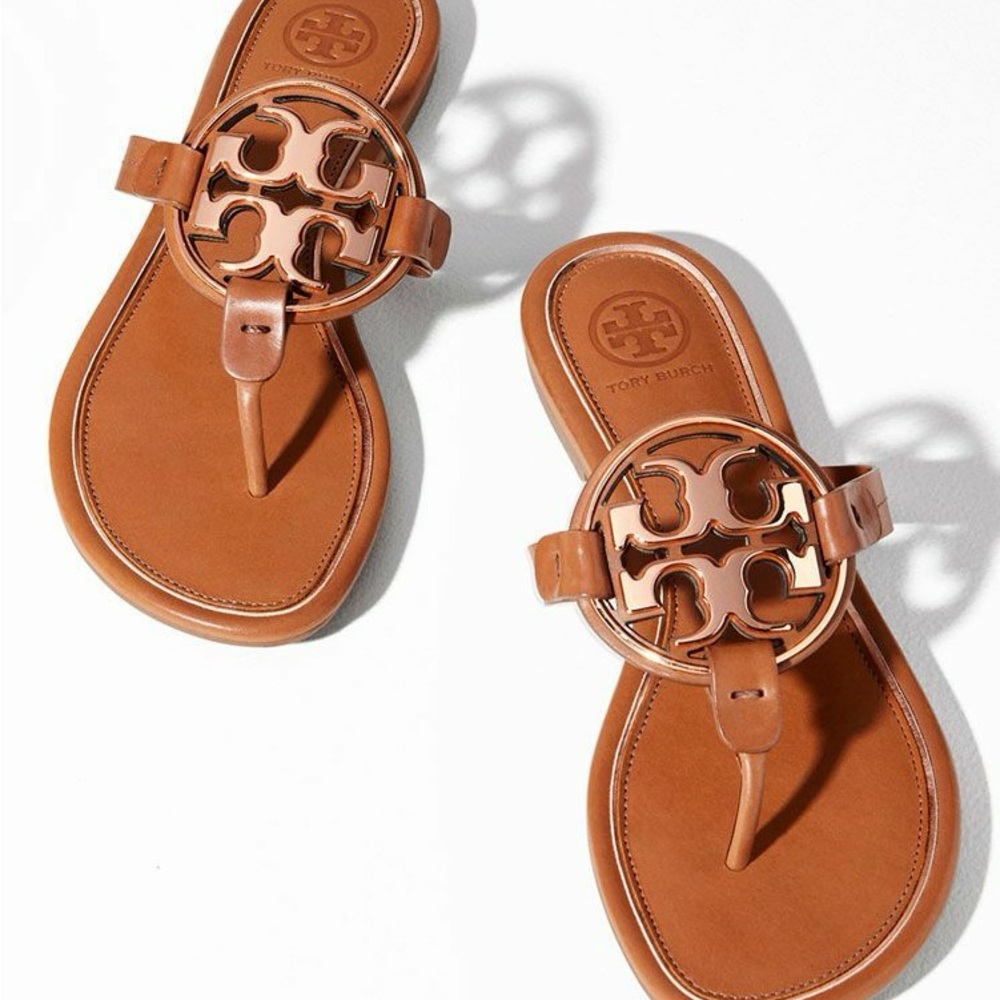 Tory Burch Brown Miller Sandals